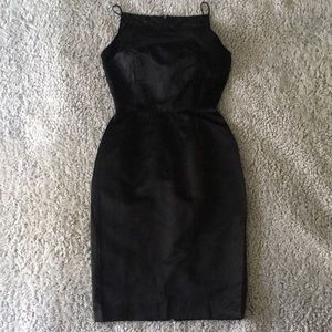 Pamela Dennis midi little black dress